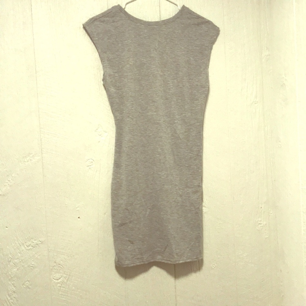 Gray T-shirt dress, size small